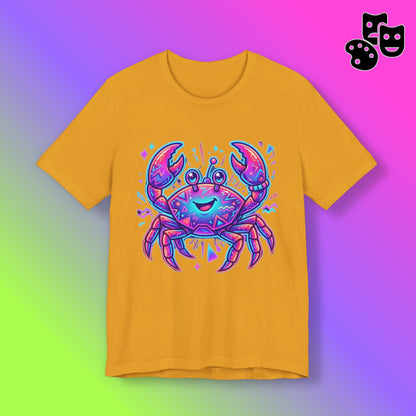 Neon Cute Crab