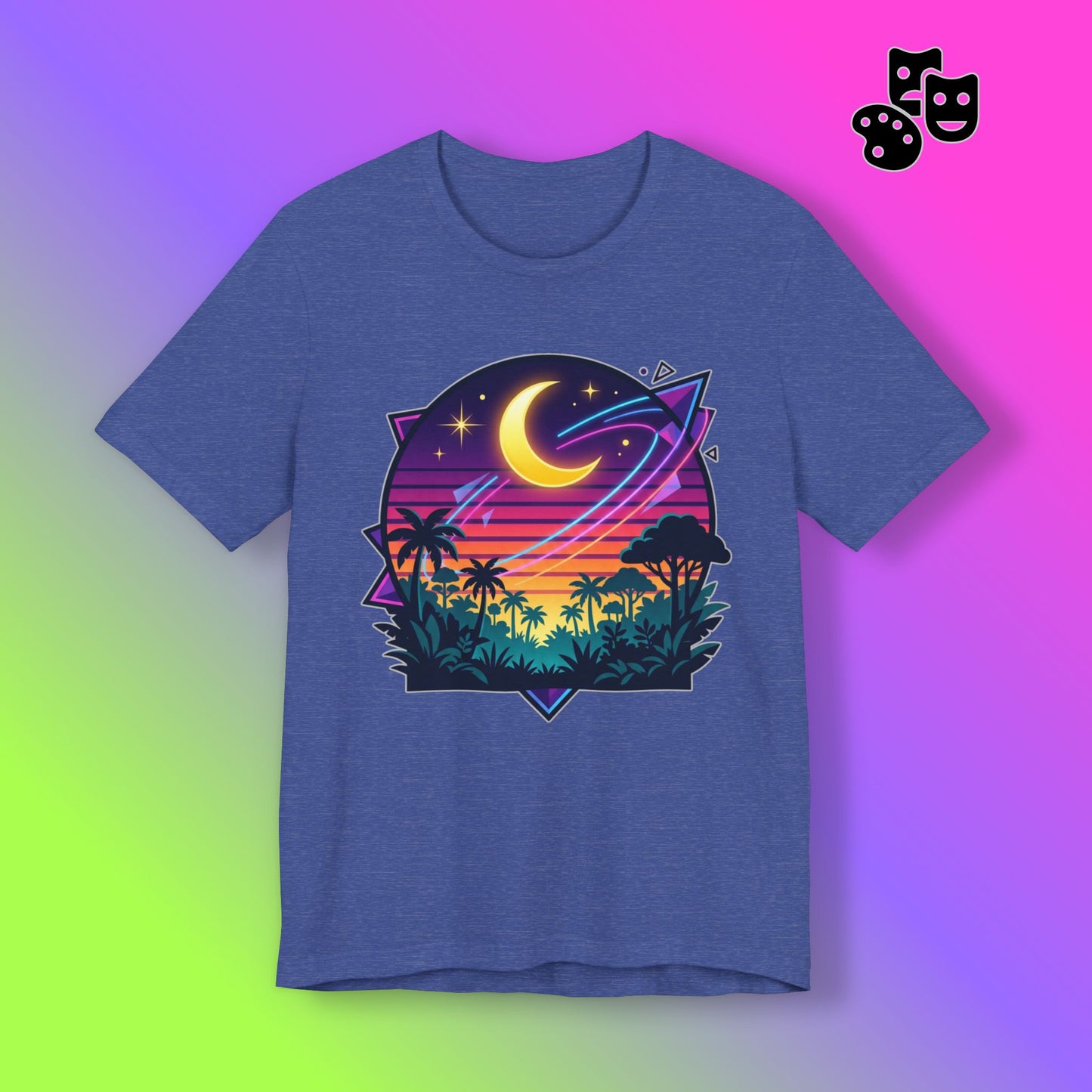 Retro Tropic Moon