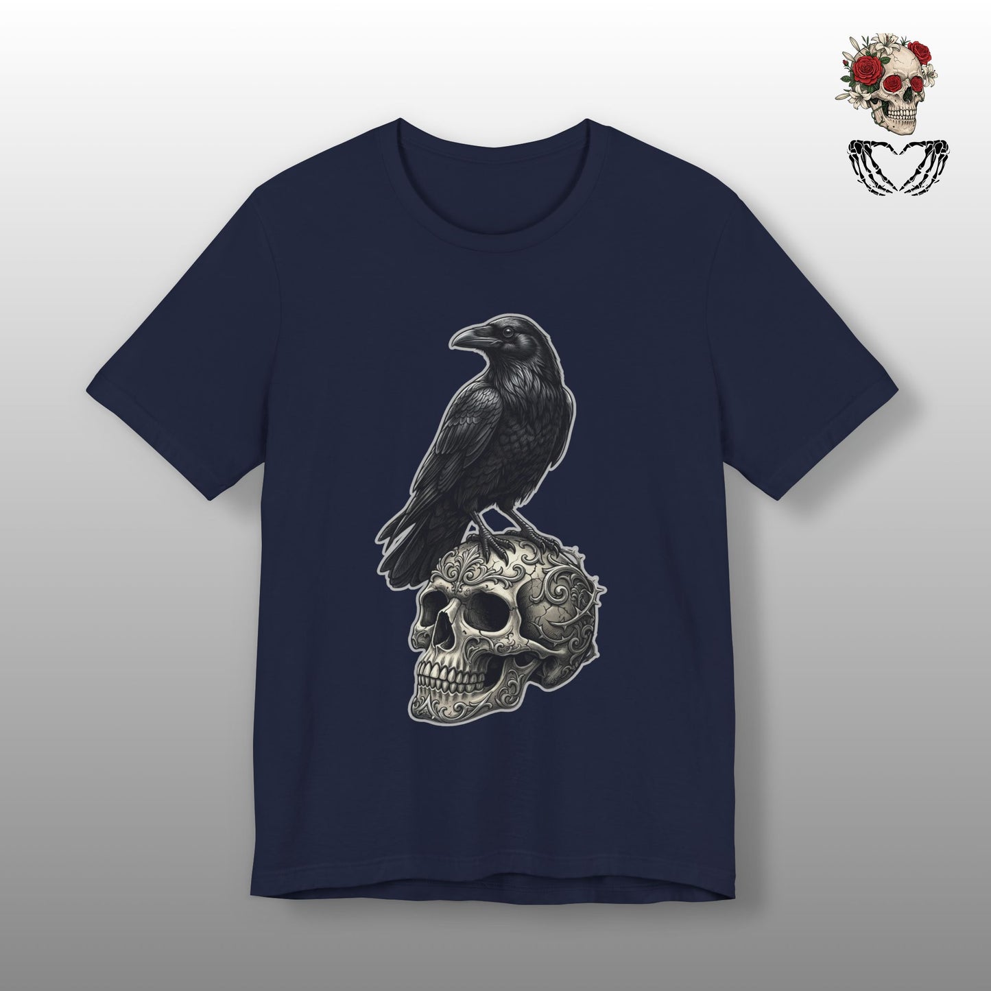 Raven on Skull