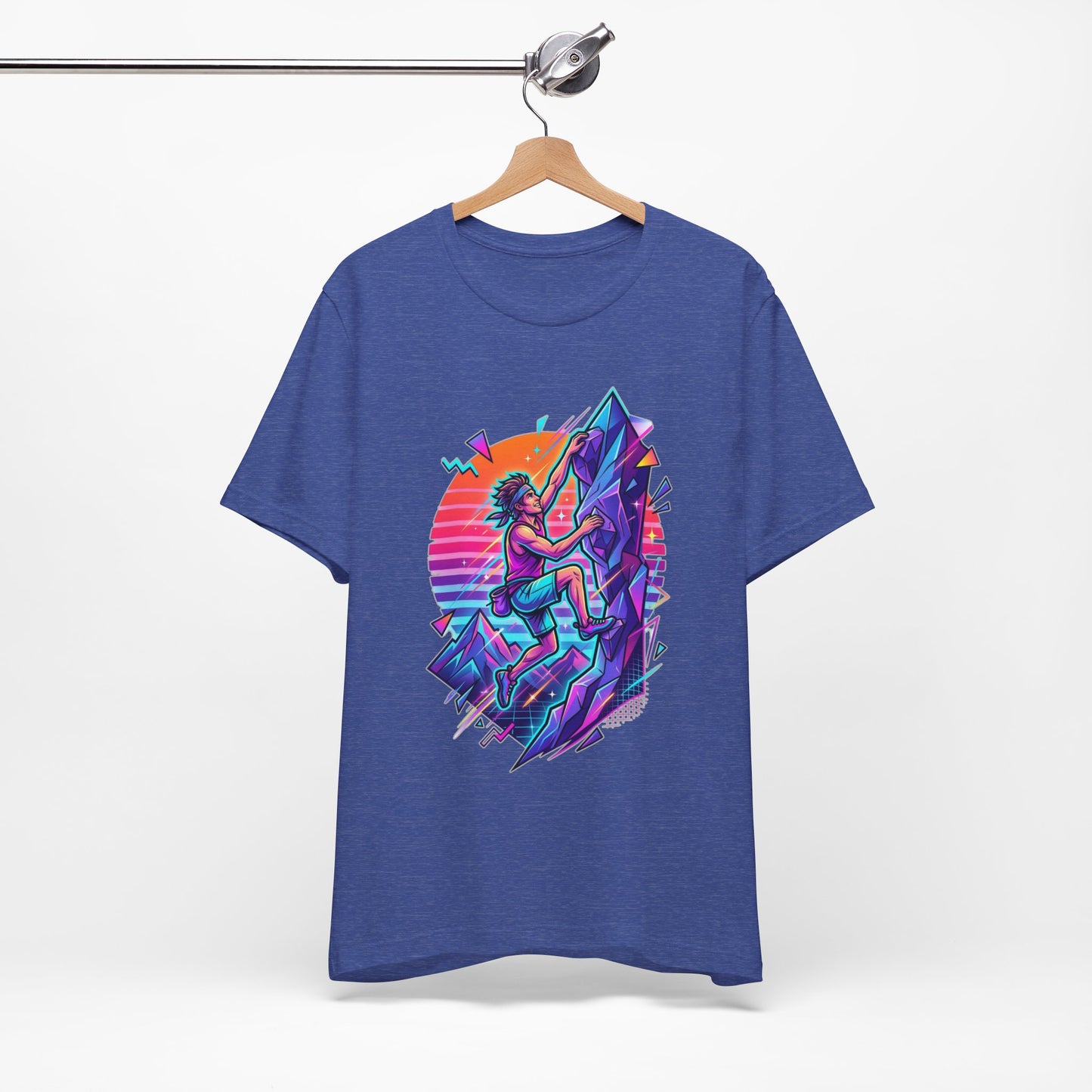 Climber Retro Sunset