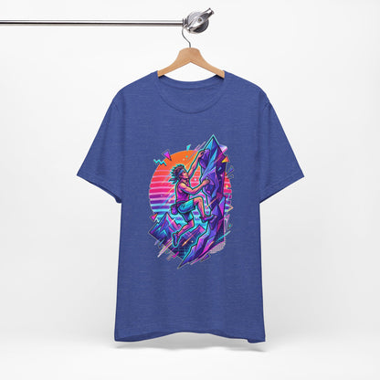 Climber Retro Sunset