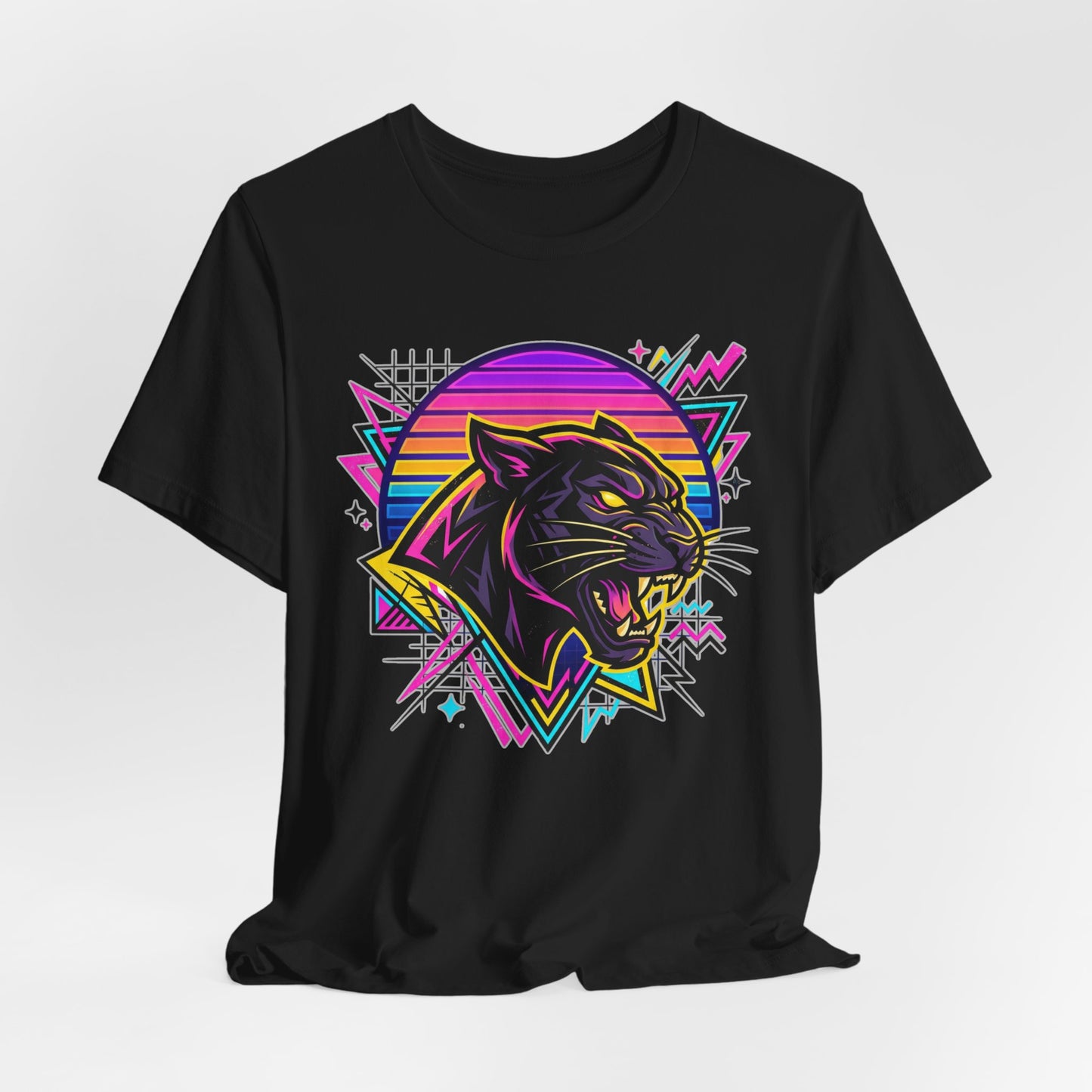 Retro Neon Panther