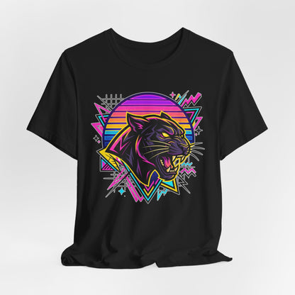 Retro Neon Panther