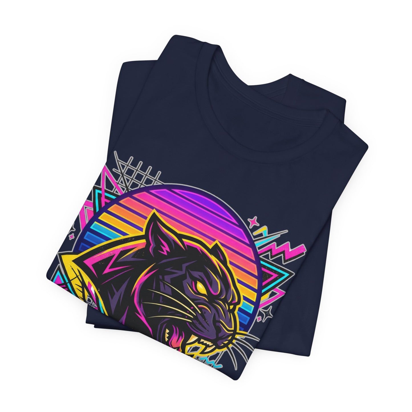Retro Neon Panther
