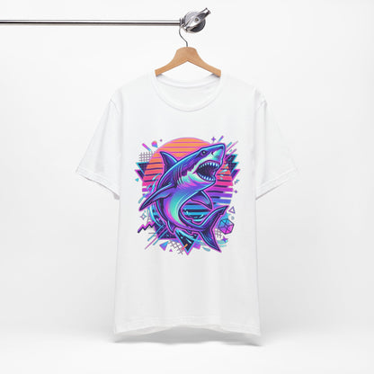 Retro Neon Shark