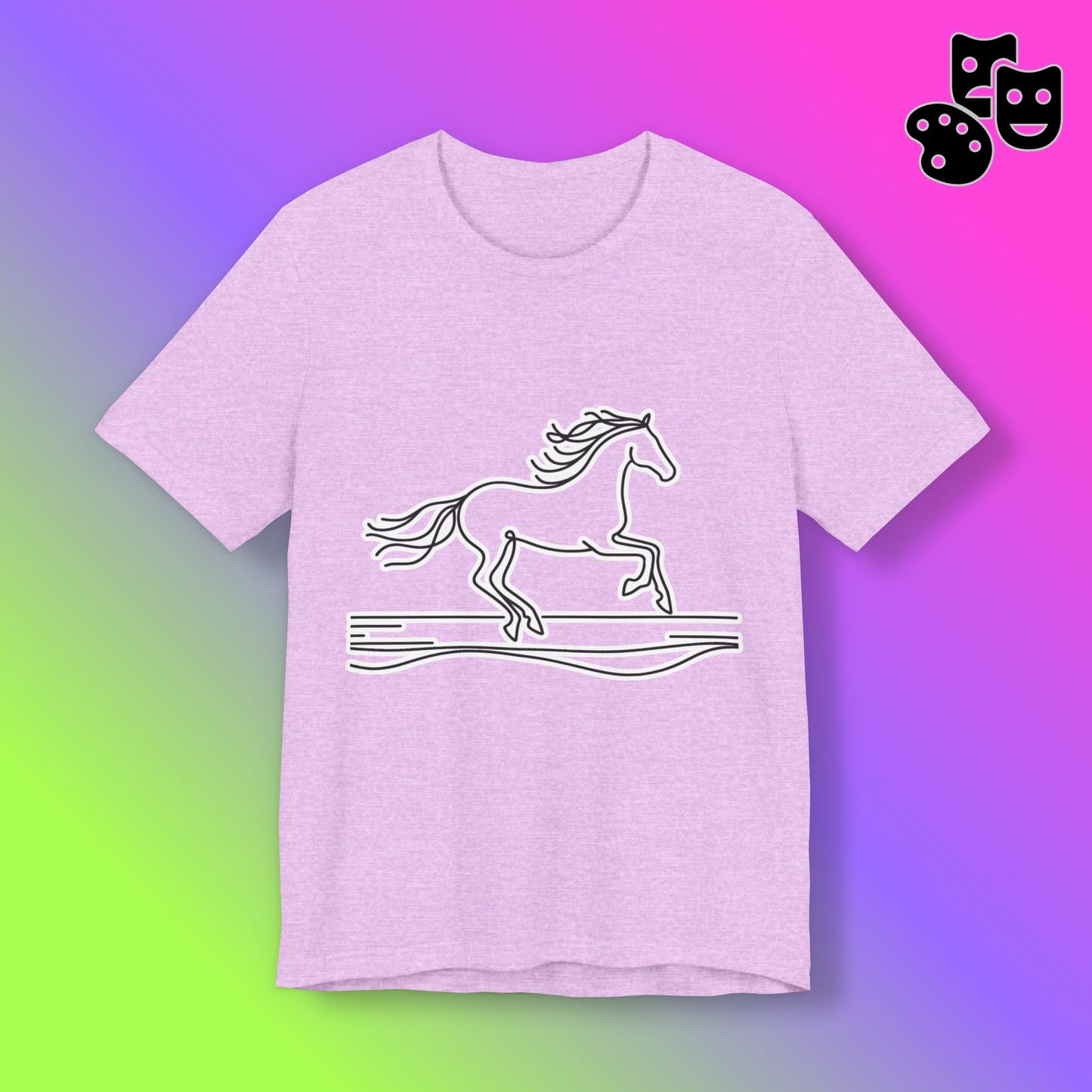 Horse on Beach Tee