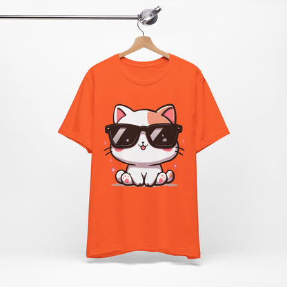 Cute Kitty Cat with Shades Tee