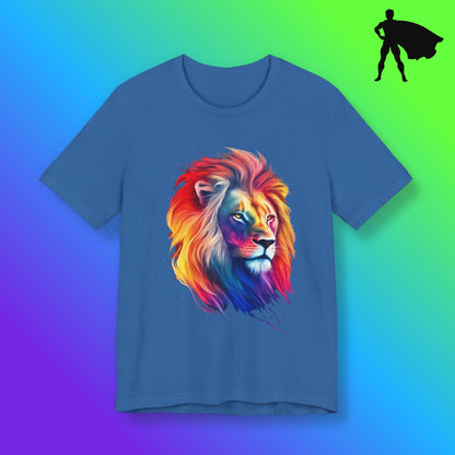 Vibrant Lion Graphic Tee