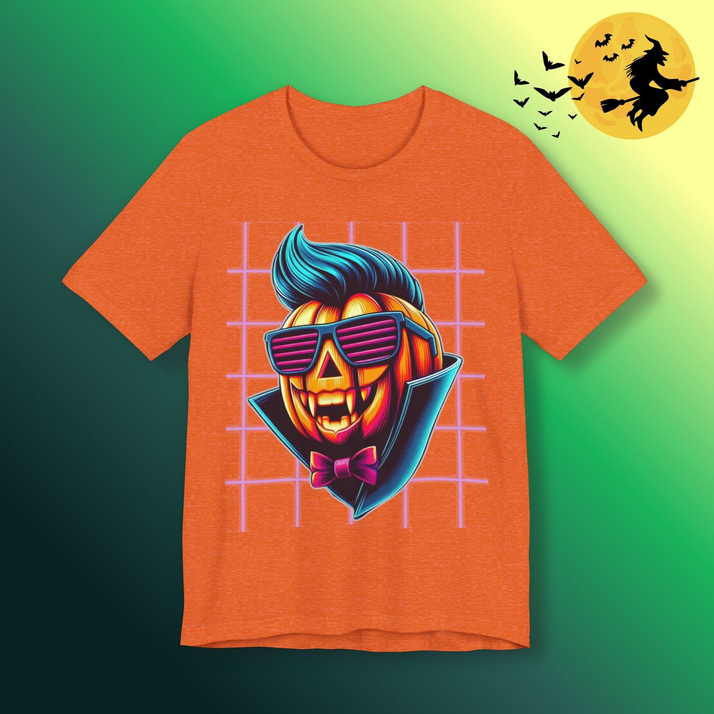 Retro Pumpkin Vampire