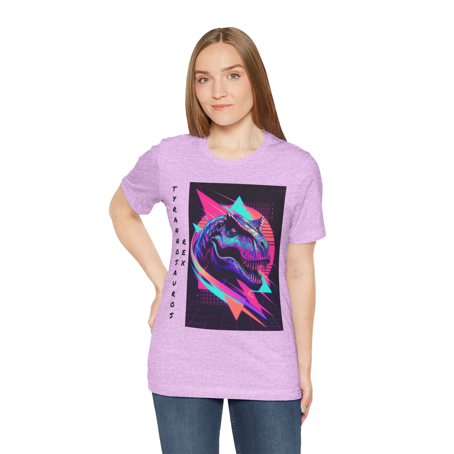 Retro Neon T-Rex