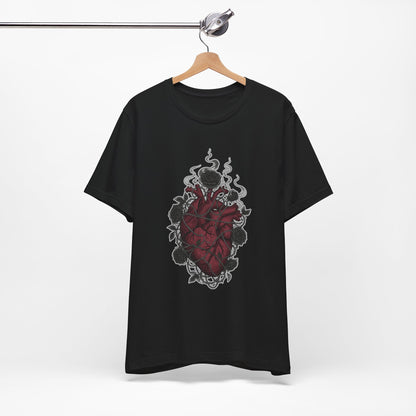 Dark Floral Gothic Heart