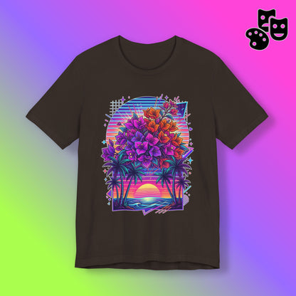 Retro Sunset Floral