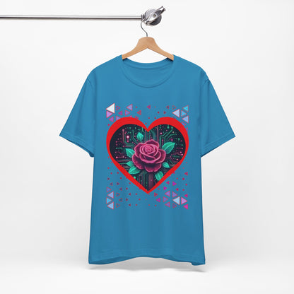 Romantic Heart Rose