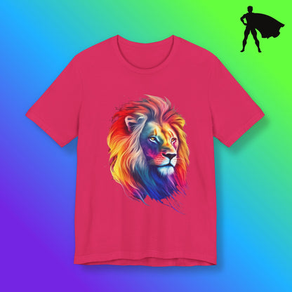 Vibrant Lion Graphic Tee