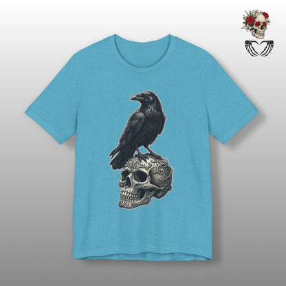 Raven on Skull