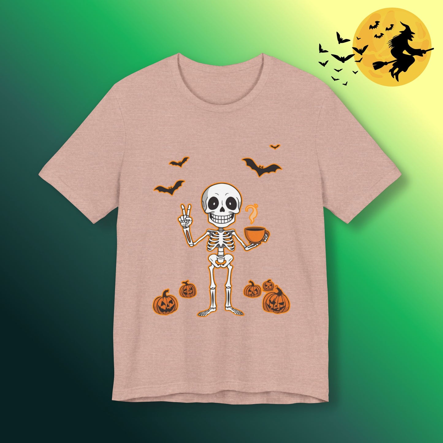 Halloween Skeleton Coffee & Peace