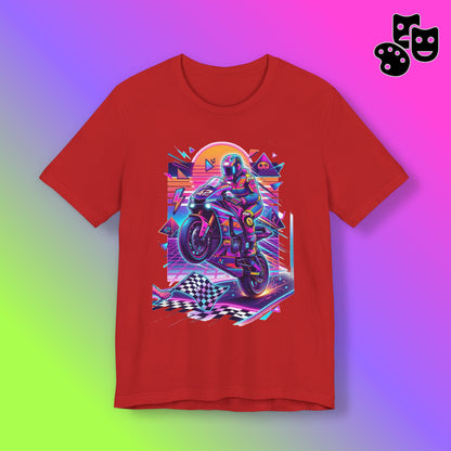 Neon Retro Biker