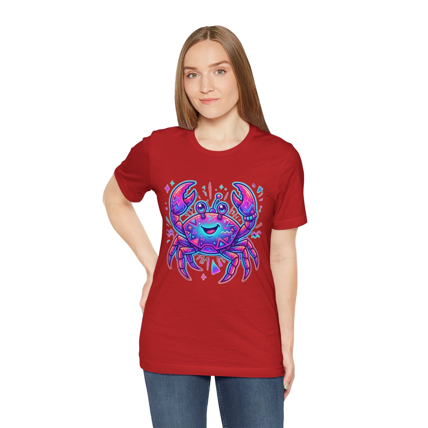 Neon Cute Crab