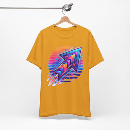 Retro Neon Arrow