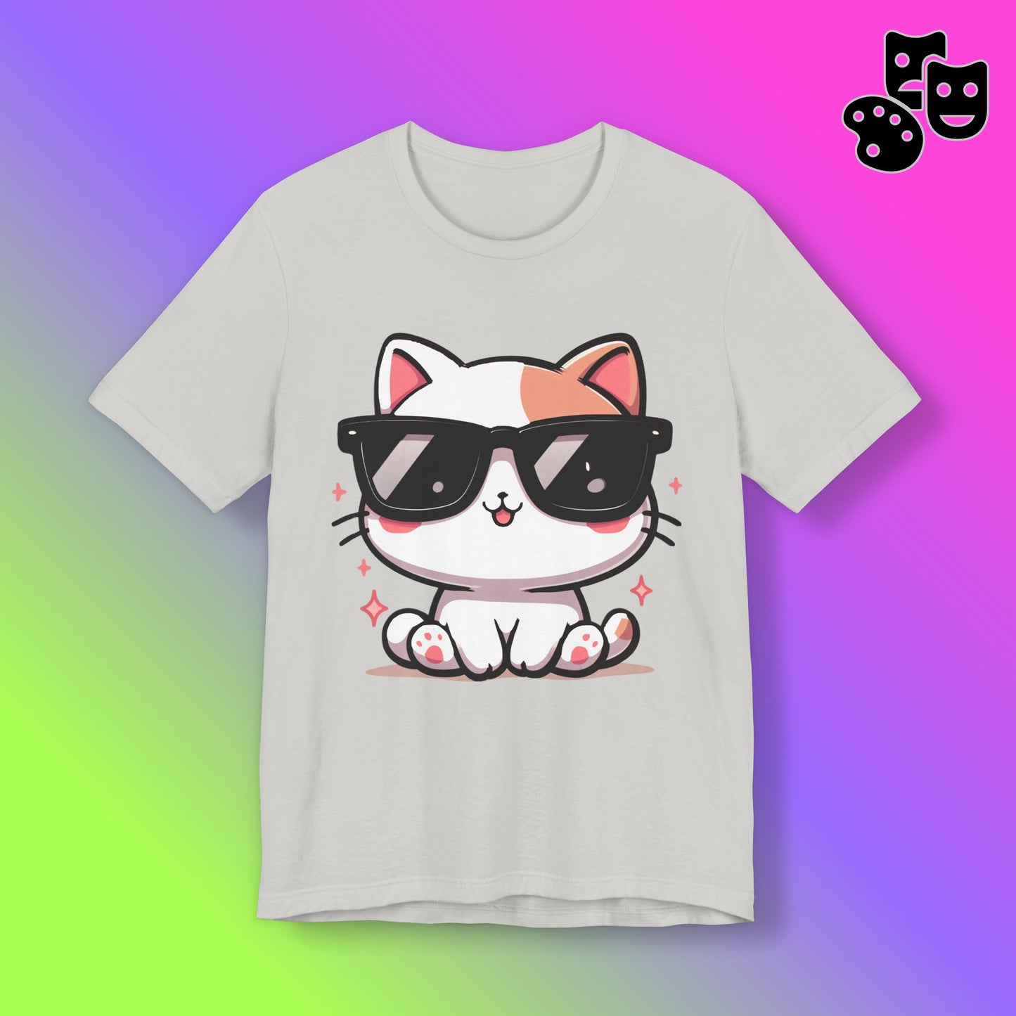 Cute Kitty Cat with Shades Tee