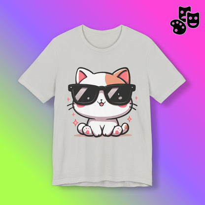 Cute Kitty Cat with Shades Tee