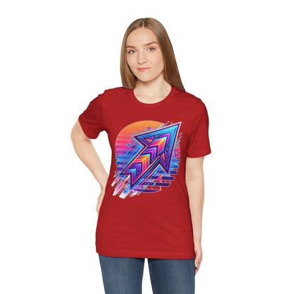 Retro Neon Arrow