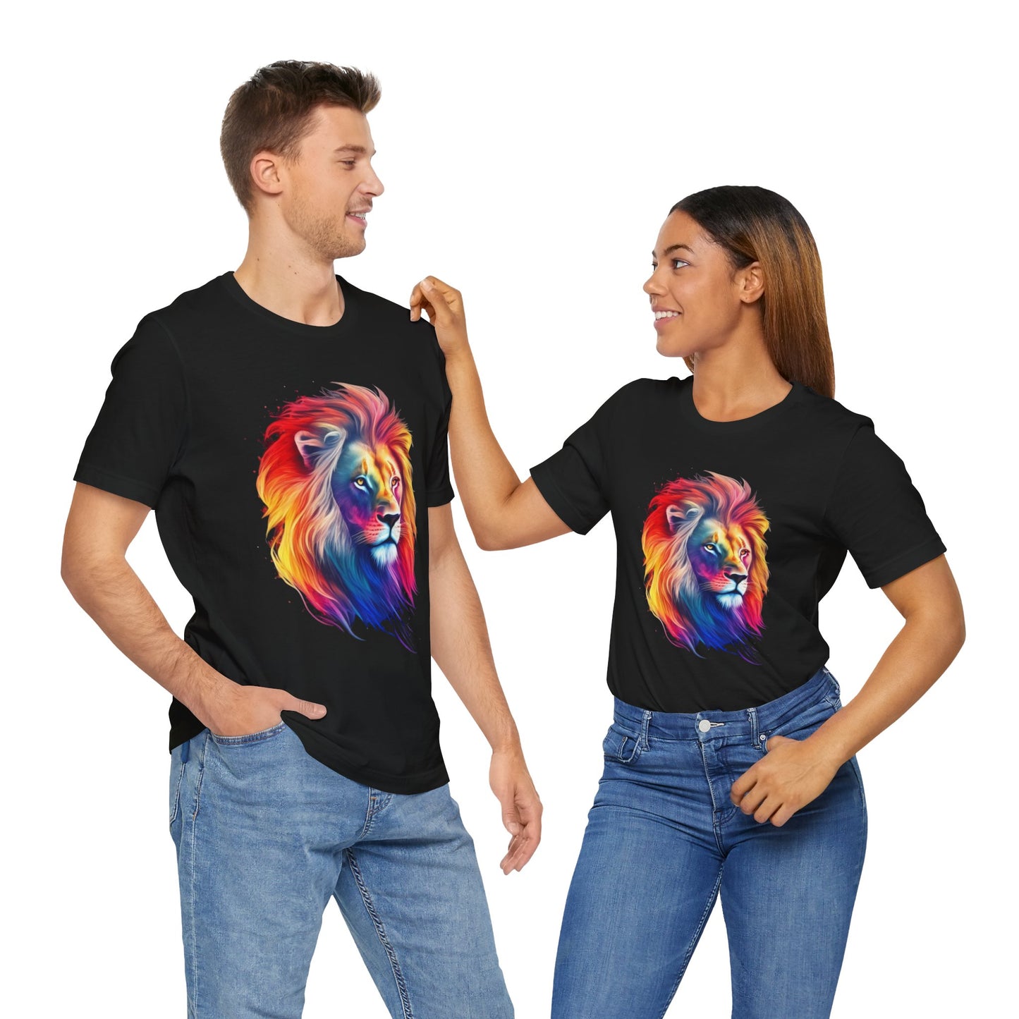 Vibrant Lion Graphic Tee