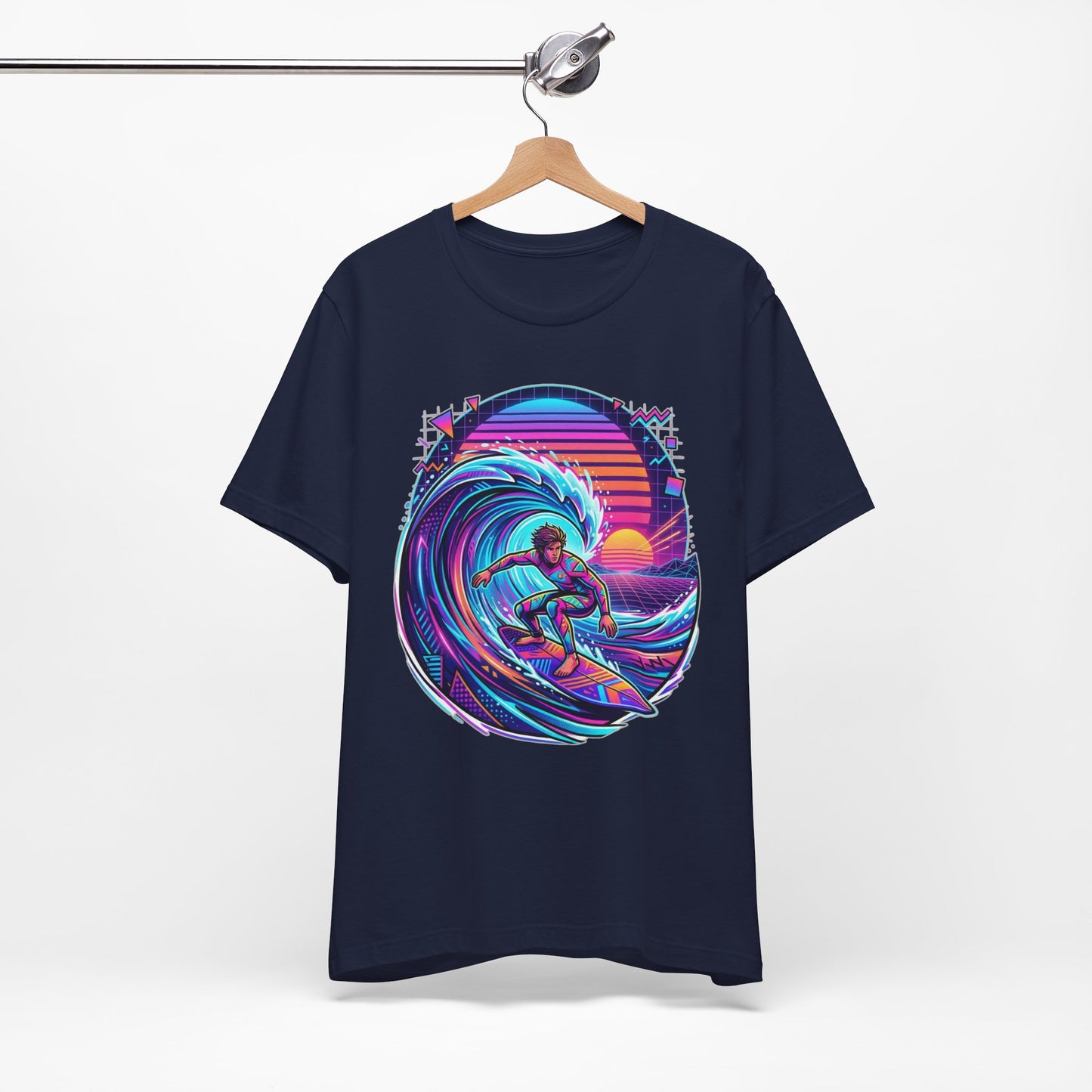 Retro Sunset Surfer