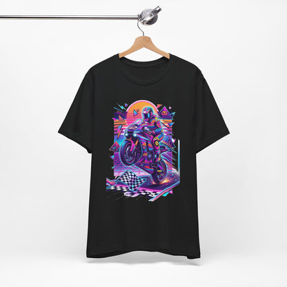 Neon Retro Biker
