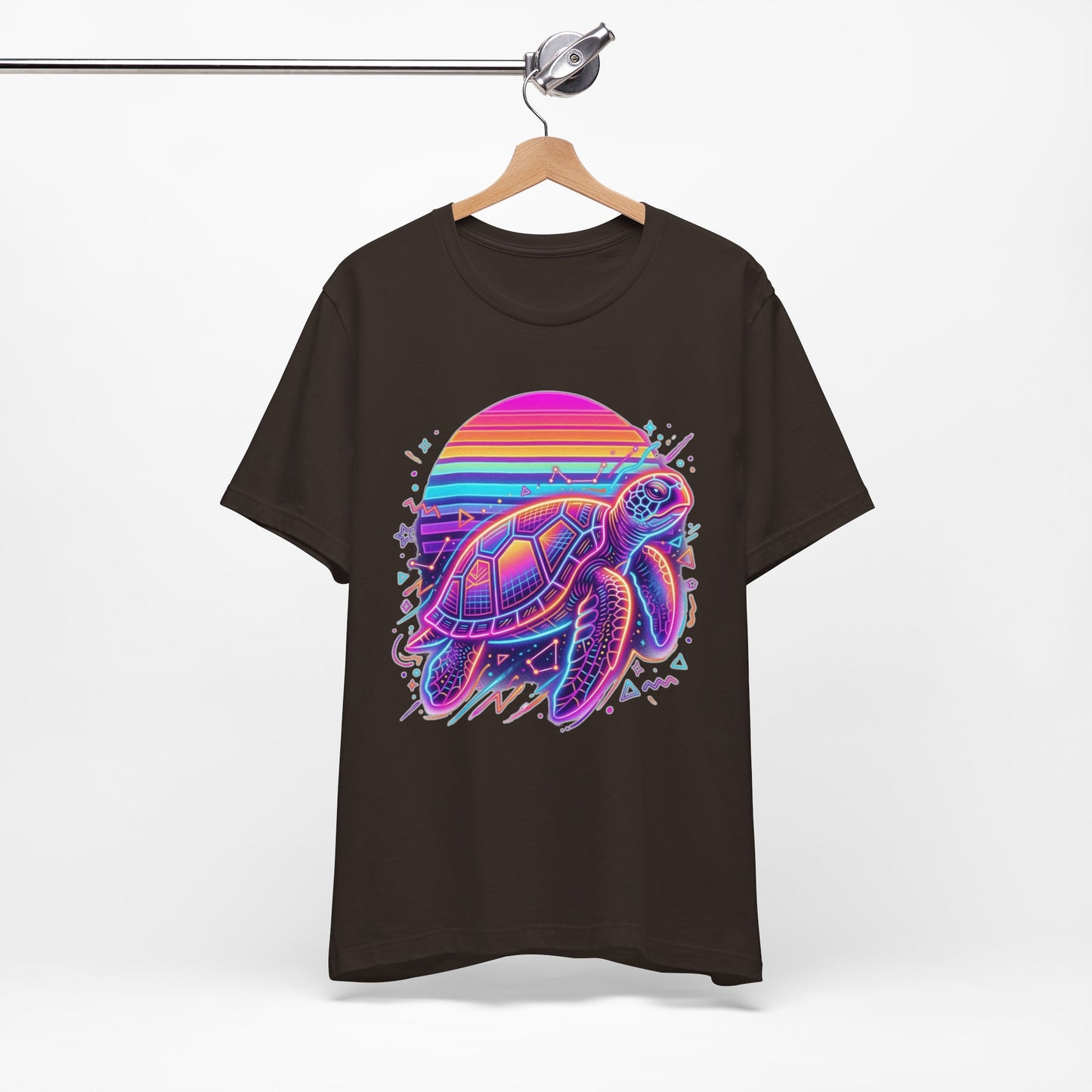 Retro Sunset Turtle
