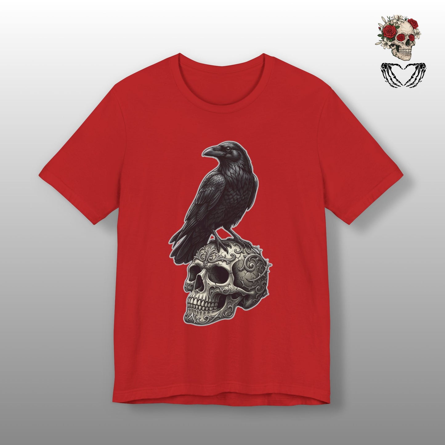 Raven on Skull