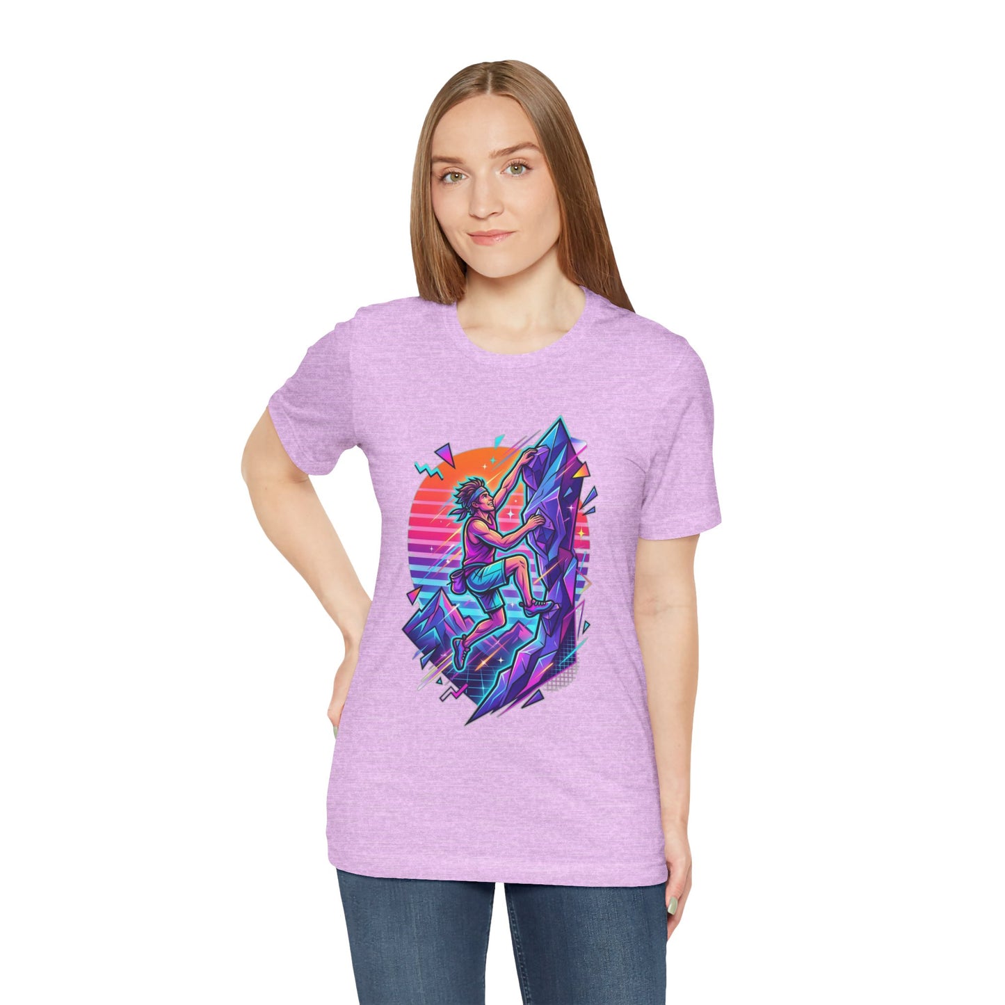 Climber Retro Sunset