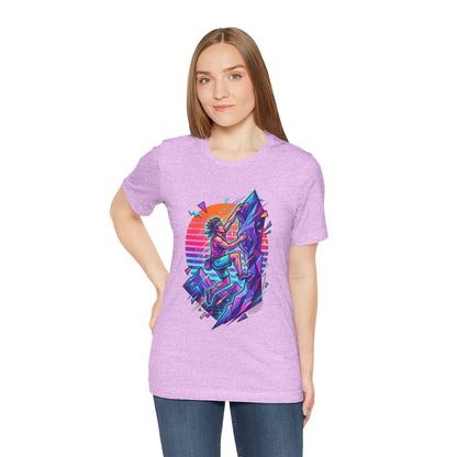 Climber Retro Sunset