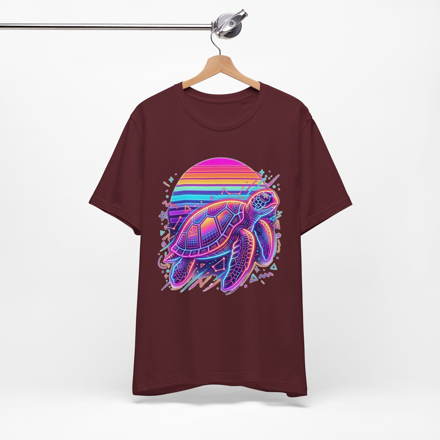 Retro Sunset Turtle