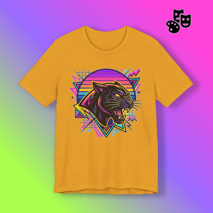 Retro Neon Panther