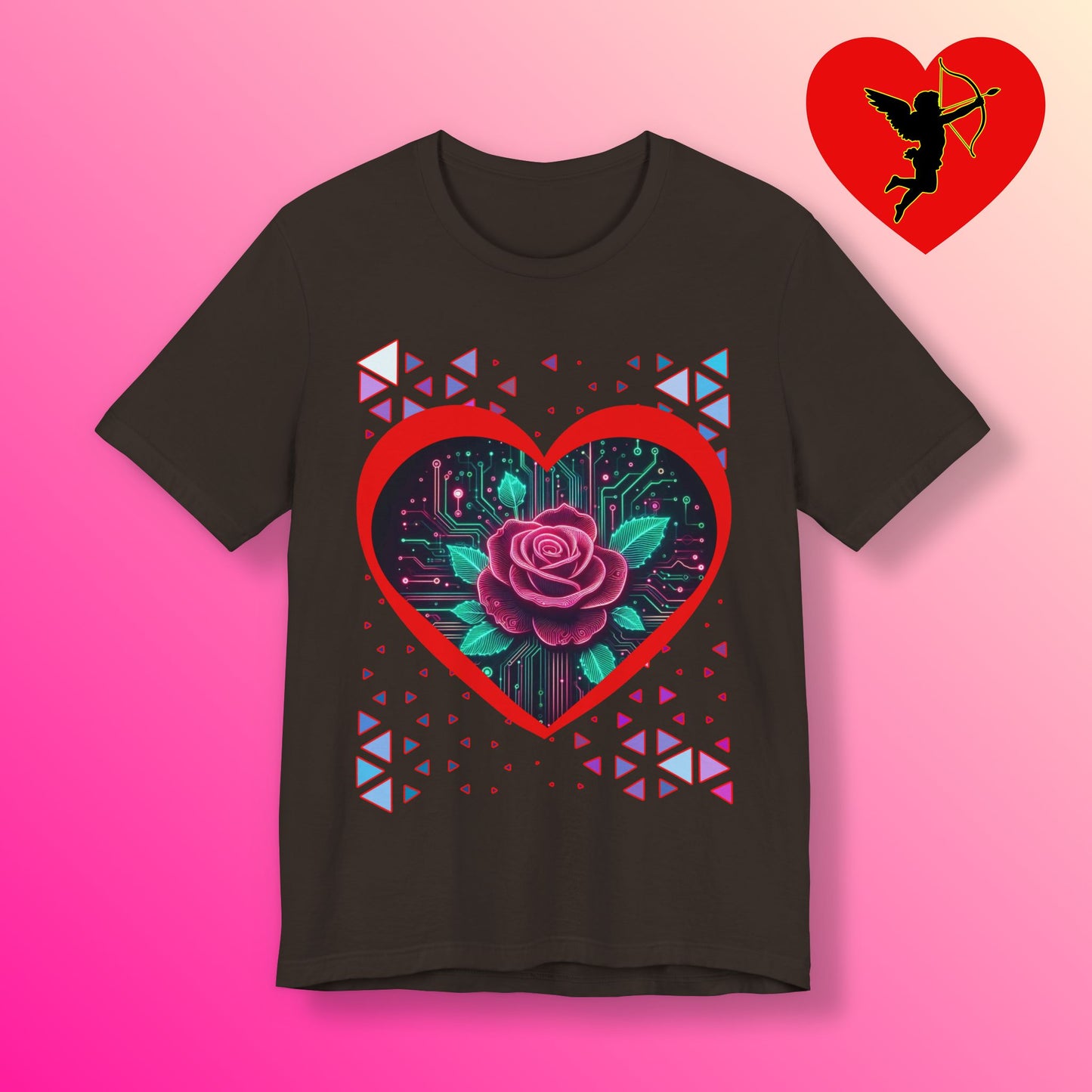 Romantic Heart Rose