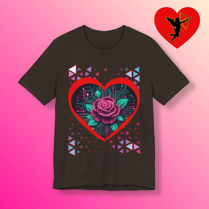 Romantic Heart Rose