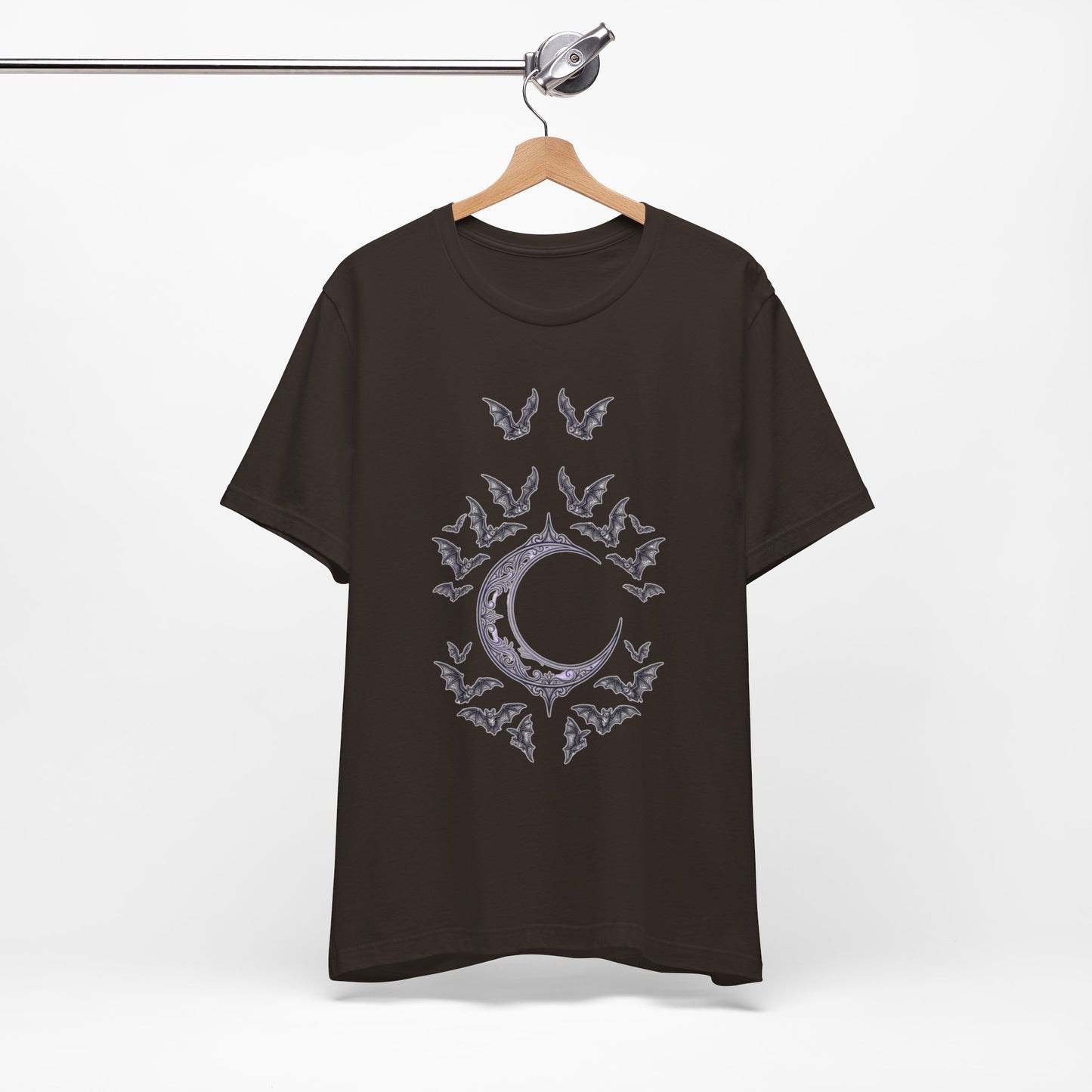 Crescent Moon & Bats