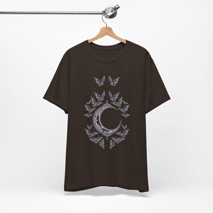 Crescent Moon & Bats