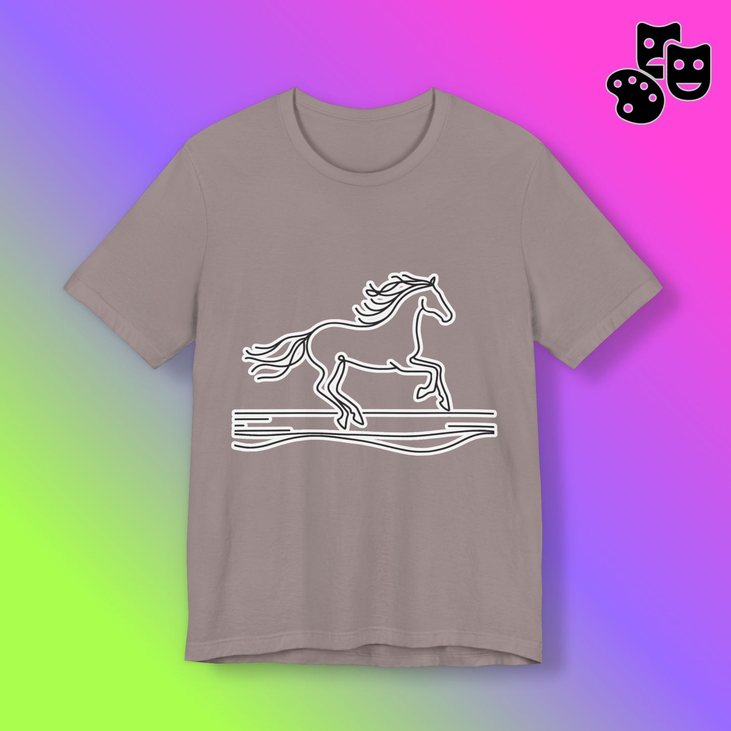 Horse on Beach Tee