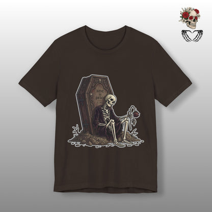 Skeleton waiting