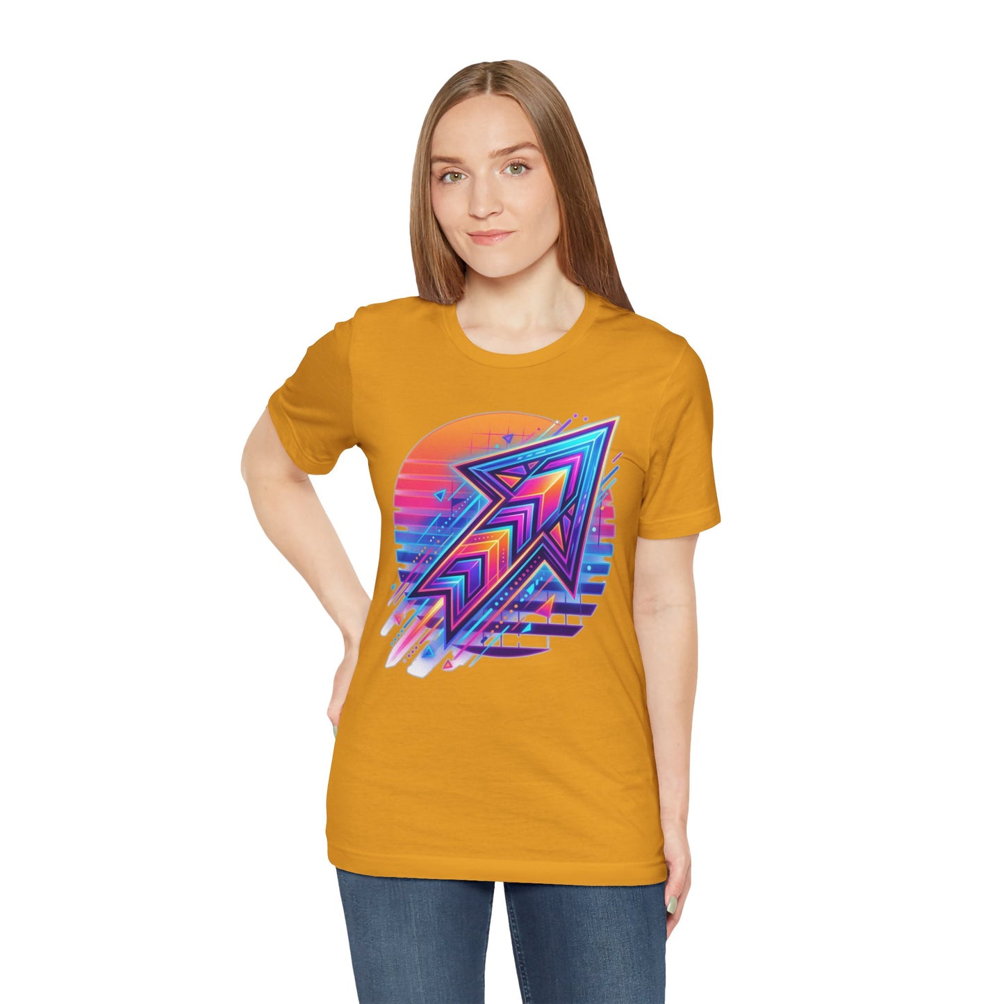 Retro Neon Arrow