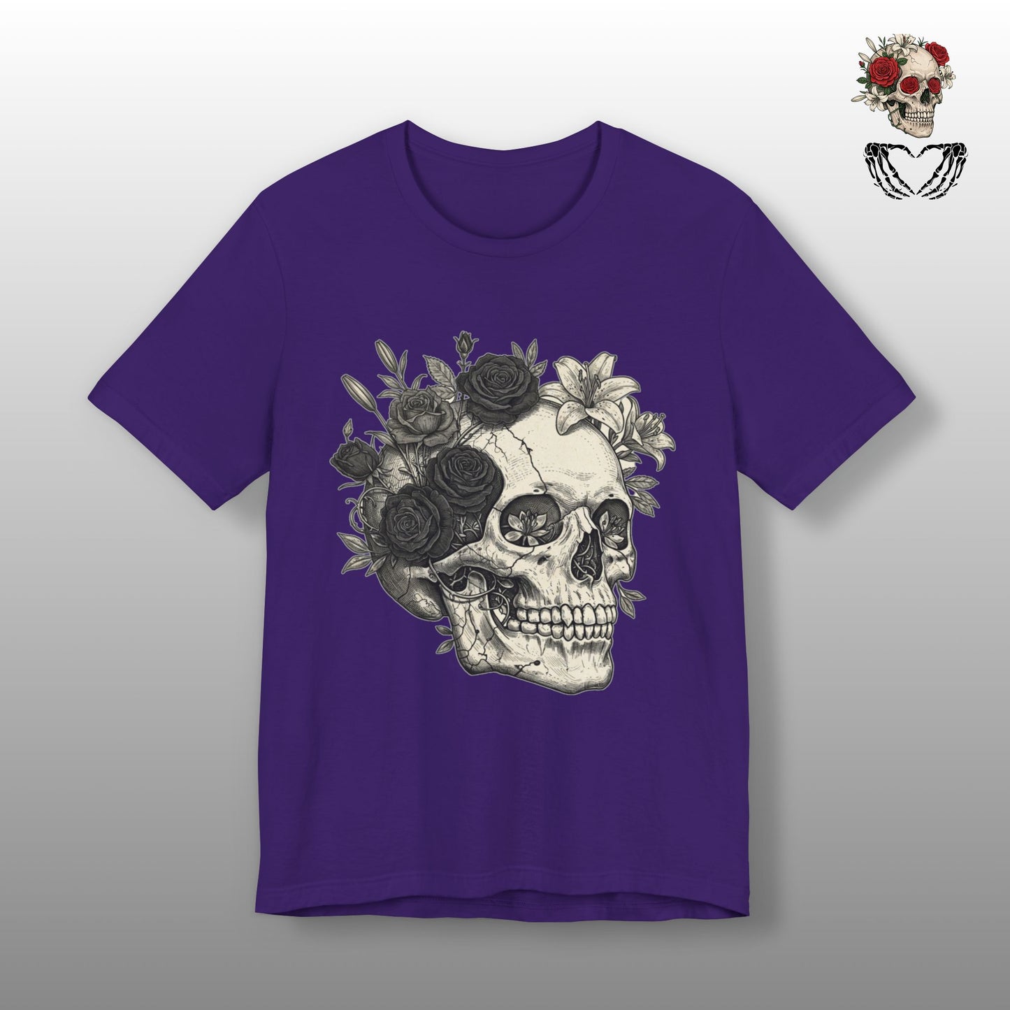 Skull Floral Tee
