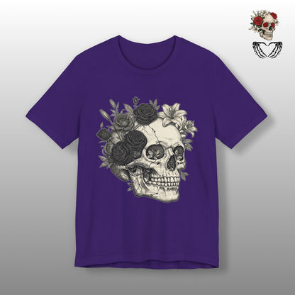 Skull Floral Tee