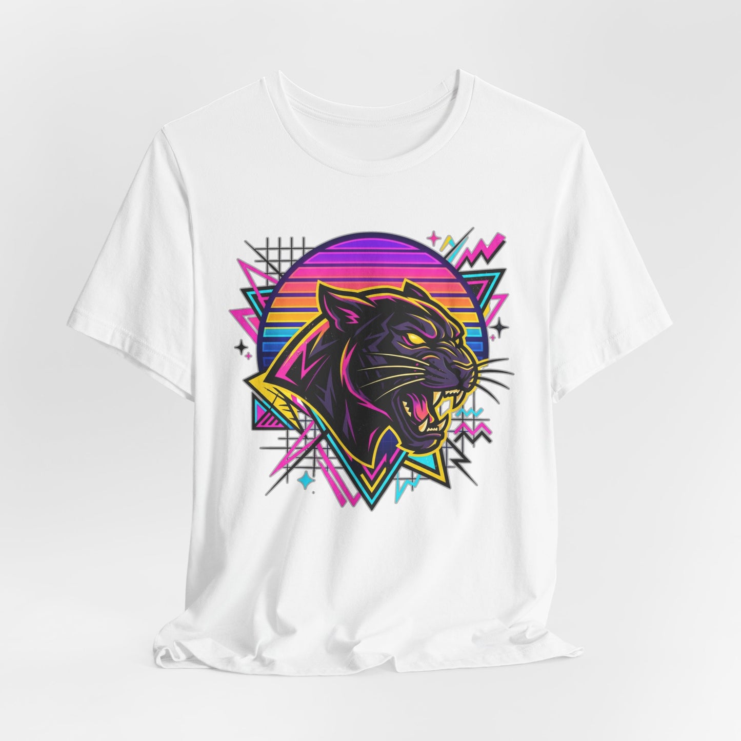Retro Neon Panther
