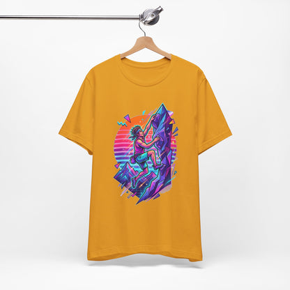 Climber Retro Sunset