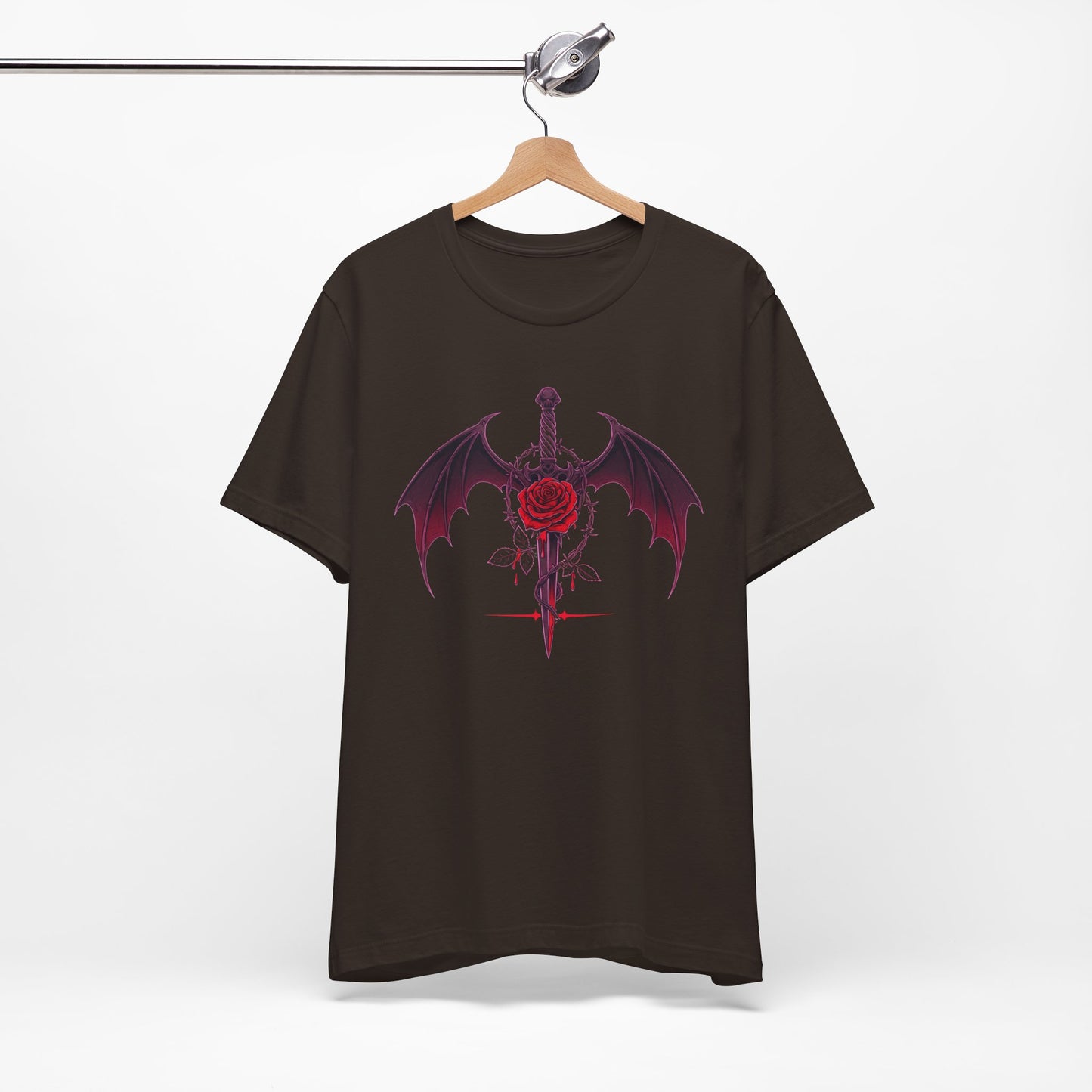 Gothic Rose and Dagger Tee