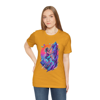 Climber Retro Sunset