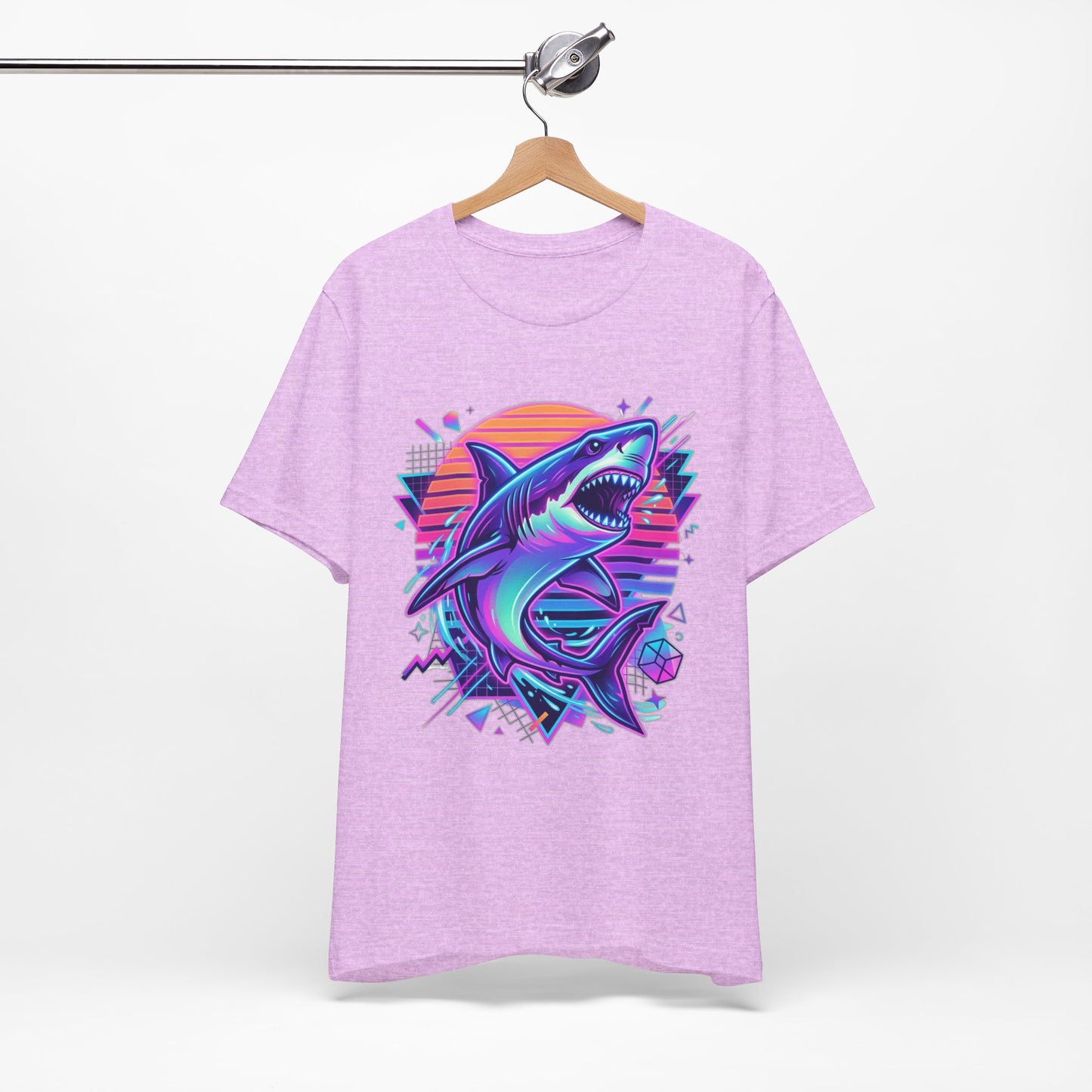 Retro Neon Shark