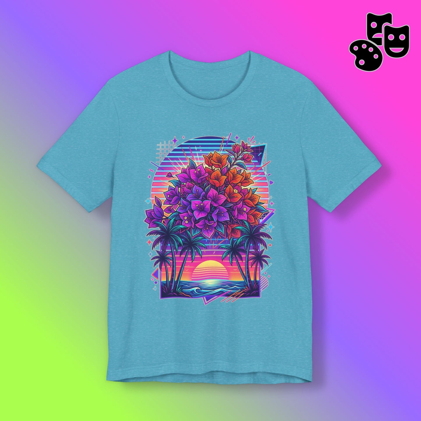 Tropical Sunset Floral
